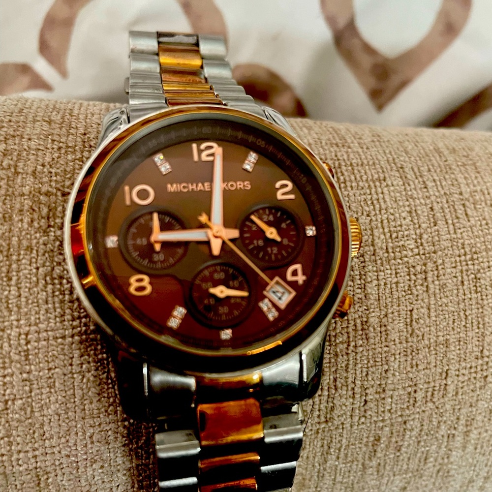 Michael kors, dual tone women’s watch !